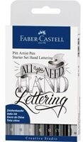 FABER-CASTELL 267118 Tuschestift Pitt Artist Pen Lettering 8er Etui