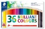 STAEDTLER&reg; ergosoft 157 Buntstift, Metalletui mit 36 Buntstiften in sortierten