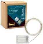 Idena LED Mikro-Lichterkette 20 LED warmwei&szlig; 6h Timer 2,2m Innen