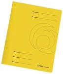 Herlitz Schnellhefter Karton A4 Intensivfarben gelb