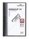 Klemmmappe Duraclip 5 St. 1-30 Blatt A4 schwarz