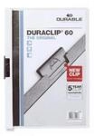 Durable 223802 - Klemm-Mappe DURACLIP, A4, wei&szlig;, 5 St&uuml;ck