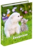RNK Verlag Verlag Zeugnismappe "Hund + Katze" mit 4-Ring Mechanik, DIN A4