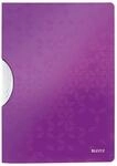 Leitz Klemmhefter WOW ColorClip, A4, f&uuml;r 30 Blatt, Violett Metallic