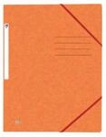 Oxford Eckspannmapper TOP FILE+, A4 orange 3 Einschlagklappen
