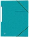 Oxford Eckspannmappe TOP FILE+, A4, aus 390 g/m&sup2; karton, aqua