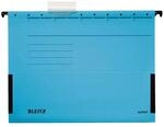 Leitz H&auml;ngetasche ALPHA&reg;, seitlich mit Fr&ouml;schen, Pendarec-Karton, blau, 5 St&uuml;ck