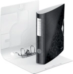 LEITZ 11070095 180&deg; Ordner Active WOW A4 6 cm schwarz metallic
