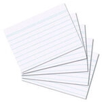 HERLITZ 10621464 Karteikarte A8 liniert wei&szlig; 100er Packung