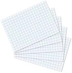 Herlitz Karteikarten, DIN A7, kariert, wei&szlig;, 100 St&uuml;ck