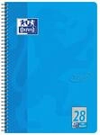 Oxford Touch Collegeblock A4+ L.28 meerblau, 80 Blatt, Doppelspirale, abgerundete
