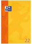 Oxford Schulblock, 90 g/qm, A4, 5mm kariert, 50 Bl., sortiert, Optik Paper&reg;, 1