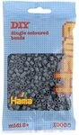 HAMA 207-71 Perlen-Beutel 1000 St&uuml;ck, Dunkelgrau