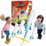Invento Stomp Rocket Jr. Glow, 4 Rockets