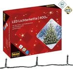 Idena LED Lichterkette 400 LED warmwei&szlig; 8h Timer 47,9m Innen/Au&szlig;en
