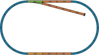 PIKO 55366 H0 A-Gleis Bettung lose Erg&auml;nzungsset A + B