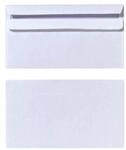 Herlitz Briefumschlag DL selbstklebend wei&szlig; 100er Packung