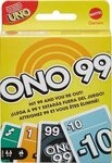 MATTEL GAMES HHL37 O'NO 99 Kartenspiel, Familienspiel