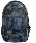 Coocazoo Schulrucksack MATE Blue Craft 30 Liter grau blau