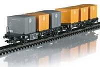 M&Auml;RKLIN 46661 H0 Beh&auml;lter-Transportwagen Laabs, DB, Ep. IV