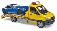 BRUDER 02675 MB Sprinter Autotransporter, L+S Modul und BRUDER Roadster