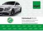 Sigel Fahrtenbuch A6 quer, f&uuml;r PKW, 40 Blatt