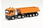 HERPA 314589 1:87 MAN TGS TM Schmitz Kipp-Sattelzug, kommunalorange