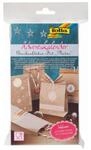 Folia Adventskalender-Set Papiert&uuml;ten natur