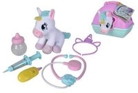 SIMBA 105542140 Doktorkoffer mit Pl&uuml;sch Einhorn