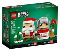 LEGO&reg; Brickheadz 40274 Herr und Frau Weihnachtsmann