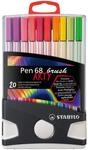 Premium-Filzstift mit Pinselspitze f&uuml;r variable Strichst&auml;rken - STABILO Pen 68