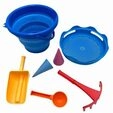 SCHILDKR&Ouml;T IS100-70244 Schildkr&ouml;t - 7in1 Falteimer Set - Blau