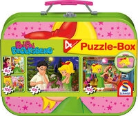 SCHMIDT SPIELE 55595 Kinderpuzzle-Box, 2 x 60, 2 x 100 Teile - Bibi Blocksberg,