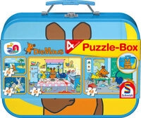 SCHMIDT SPIELE 55597 Kinderpuzzle-Box, 2 x 26, 2 x 48 Teile - Die Maus