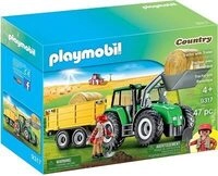 PLAYMOBIL 9317 Traktor mit Anh&auml;nger