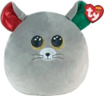 TY 39308 CHIPPER MOUSE XMAS 2021 - SQUISH-A-BOO 25 cm