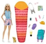 MATTEL HDF73 Barbie "It takes two Camping" Set inkl. Malibu Puppe, Hund & Zubeh&ouml;r