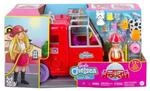 Barbie Chelsea Puppe (blond) mit Feuerwehr Auto, Set inkl. Zubeh&ouml;r