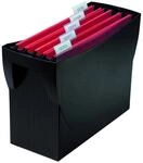 HAN H&auml;ngemappenbox SWING, f&uuml;r ca. 20 Mappen, 390 x 260 x 150 mm, schwarz