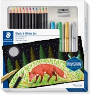 STAEDTLER 61 149C Black & White Set 100