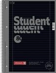 BRUNNEN 1067927190 Collegeblock Premium Student Colour Code A4 liniert, mit Randlinie