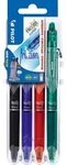 PILOT PEN 2270SG4 FRIXION ball CLICKER 2 Go Tintenroller-Set farbsortiert 0,4 mm, 4