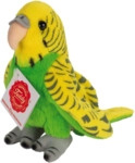 HERMANN TEDDY 94158 Wellensittich gr&uuml;n 13 cm