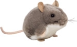 HERMANN TEDDY 92657 Maus grau 9 cm