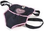 Bayer Chic 2000 Puppen-Tragegurt, Design: Melange grau-navy