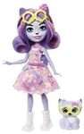 MATTEL HHB90 Enchantimals City Tails Puppe Hundem&auml;dchen Hadley Husky (ca. 15...