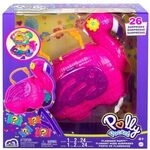 MATTEL HGC41 Polly Pocket Flamingo-Party Spielset, inkl. 2 Figuren & Zubeh&ouml;r