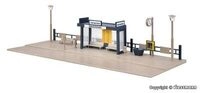 VOLLMER 45154 H0 Bushaltestelle mit LED-Beleuchtung, Funktionsbausatz