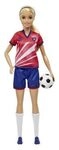 MATTEL HCN17 Barbie Fu&szlig;ballspielerin-Puppe, blond