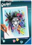 RAVENSBURGER 20130 Malen nach Zahlen Boho Lion
